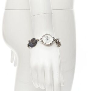 Furla Logo Disc Chain Watch Bracelet